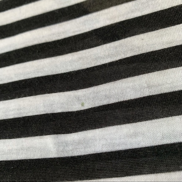 Lole Jules Dress Tunic Black & White Stripes Short Sleeve Size Medium - Picture 8 of 9